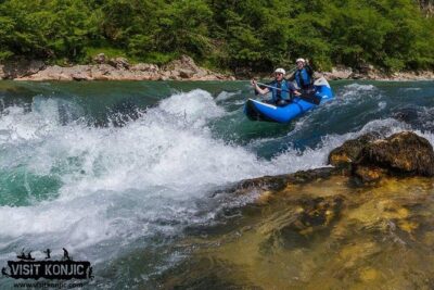 Canoeing Neretva river