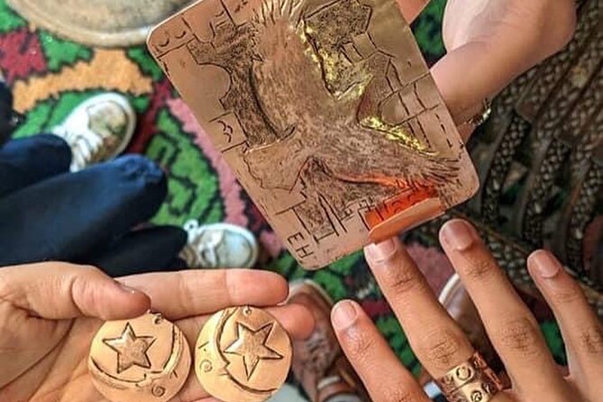 COPPER HANDICRAFT WORKSHOP (Make your own souvenir from Sarajevo) - Bascarsija workshop time: making your own copper ornament with Mak or Sulej