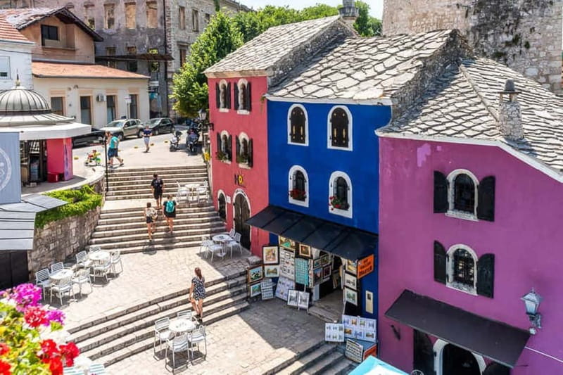 From Dubrovni:Mostar, Kravica Waterfalls, and Kajtaz Tour - Using your free time wisely in Mostar (and avoiding heat fatigue)