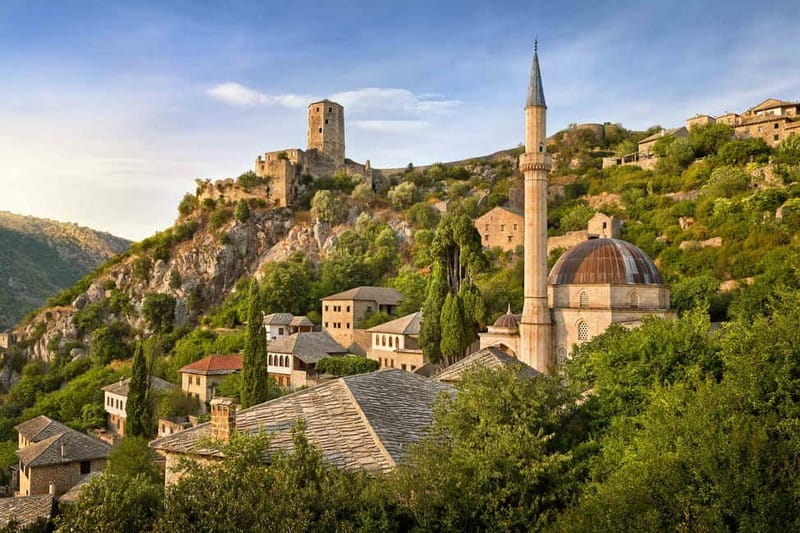 From Mostar: Kravice Waterfalls, Blagaj, & Počitelj - Fortica Hill Views: Skywalk Time, Photo Stops, and Zip Line Adrenaline