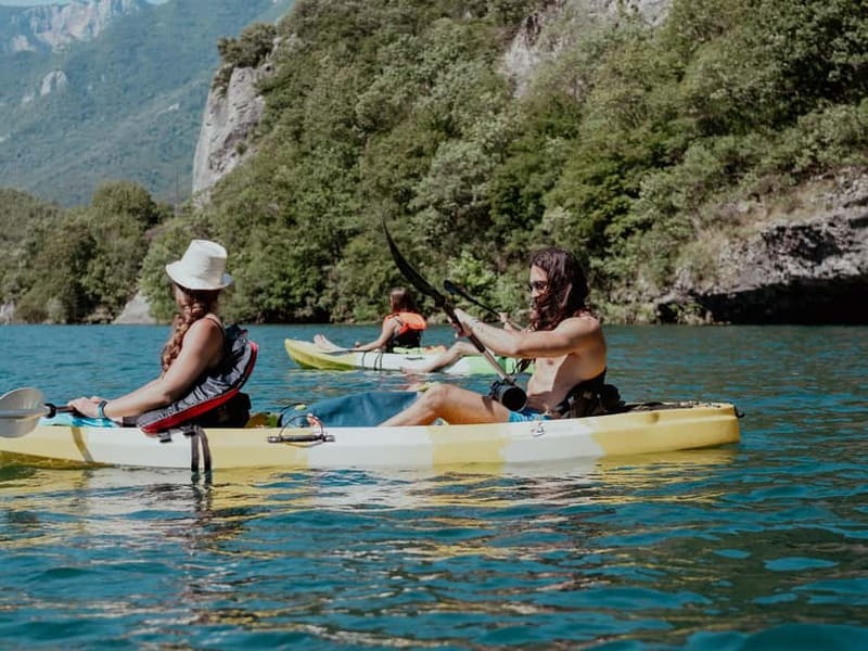 Jablanica: Kayak Rental in Neretva Canyon - The Paddle Out Through the Canyon: Views of Prenj and Čvrsnica