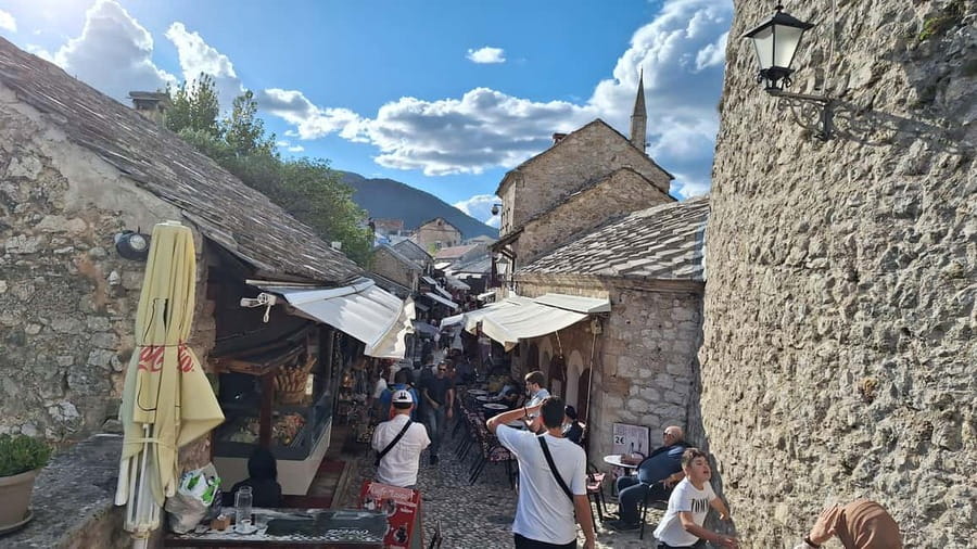 Kravice waterfall excursion, Ston,Međugorje, Mostar - Mostar Old Town: Free Time With Real Eating Options