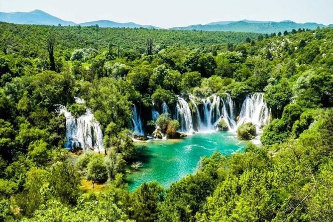 Mostar & Beyond: Kravica Falls, Skywalk, Blagaj Tekke, Pocitelj - Kravica Falls for swimming and sun time, plus the park fee