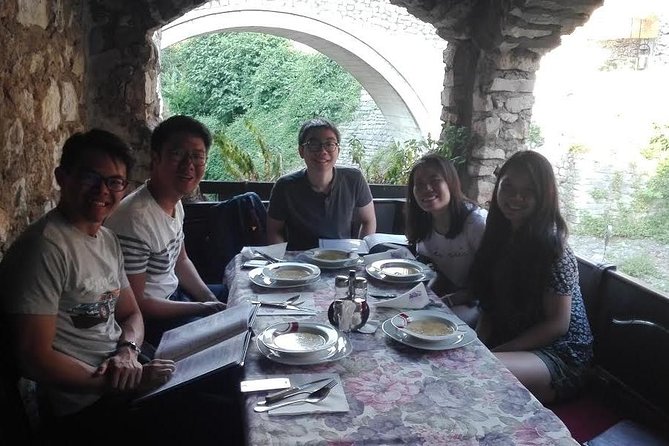 Mostar gastro and historical treasures - How the tasting plan becomes a real lunch, not a tease