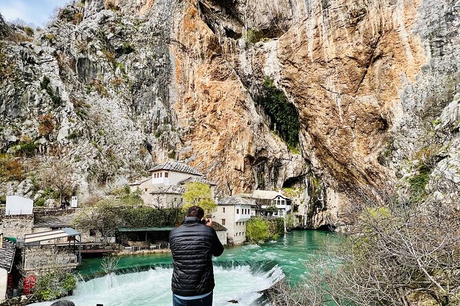 PRIVATE SUNNY HERZEGOVINA TOUR (Mostar + Kravice Falls + 3cities) - Blagaj Tekija: The Dervish Monastery by the Buna Spring