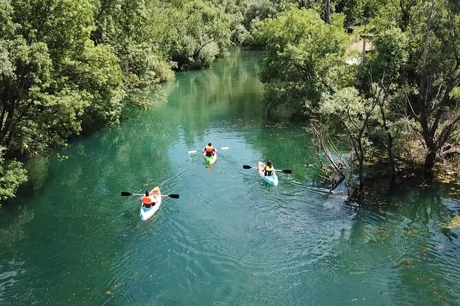 Safari kayak adventure w BBQ & Beer - Bunica River paddling: easy work with big calm rewards