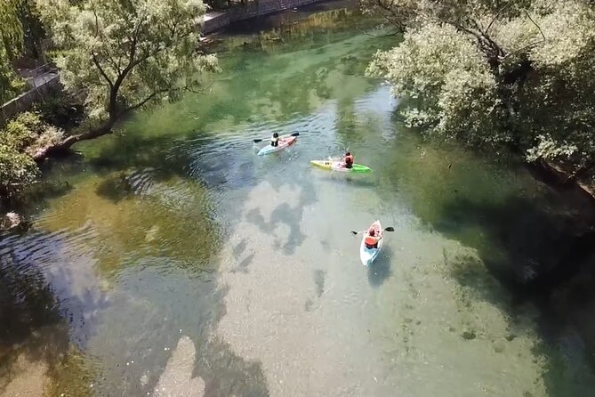 Safari kayak adventure w BBQ & Beer - Heading back and docking at Cold River Treehouse camp