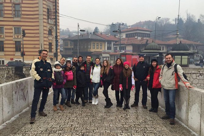 Sarajevo Essential Full Walking Tour - A quick Austro-Hungarian reminder: Europe Hotel in the Old Town core