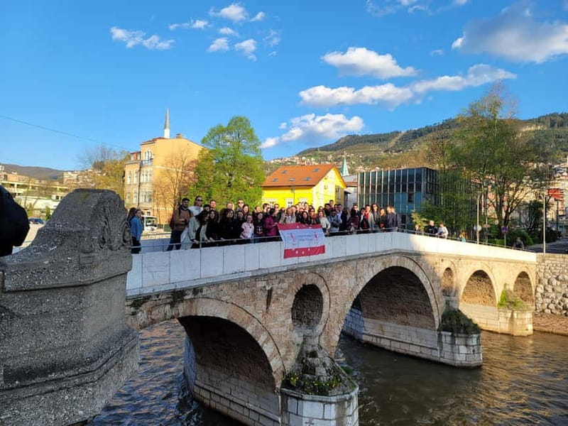 Sarajevo Full Day Tour: Hotel Pickup And All Fees Included - City Market Hall and Sacred Heart Cathedral: seeing Sarajevo’s layers in architecture