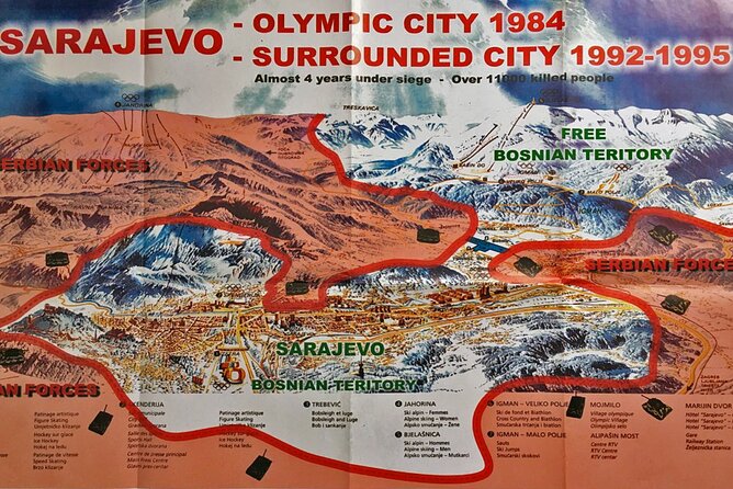 War Times Experience in Sarajevo - Half Day Tour - The route story: Sniper Alley and the Sarajevo split you can still feel